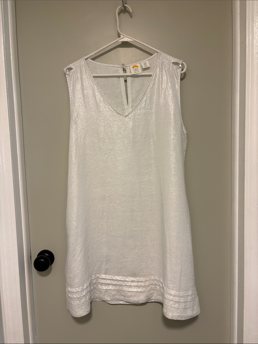 C&C California 100% linen dress. Size M
